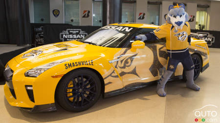 Nissan Designs and Donates Nashville Predators-themed GT-R