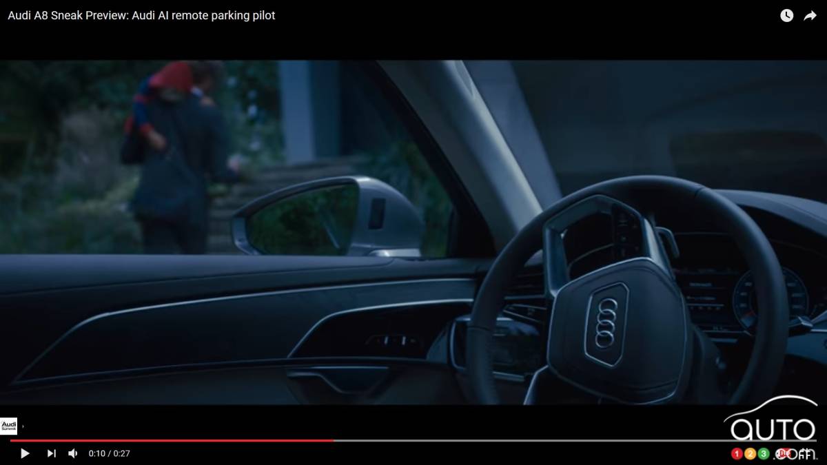 New Audi A8 to Park Itself While You’re Away; Watch!