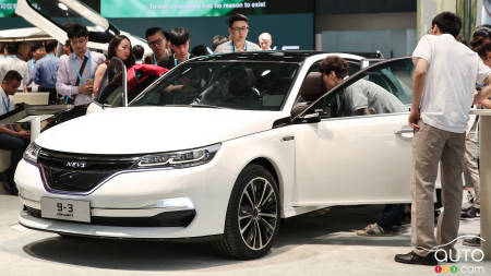 Ce prototype de 9-3 électrique dévoilé en Chine vous rappellera Saab