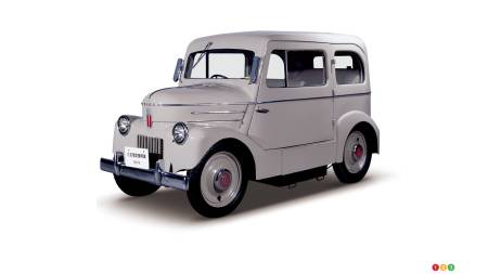 Connecting the Future Nissan LEAF to the 1947 Tama Electric Car