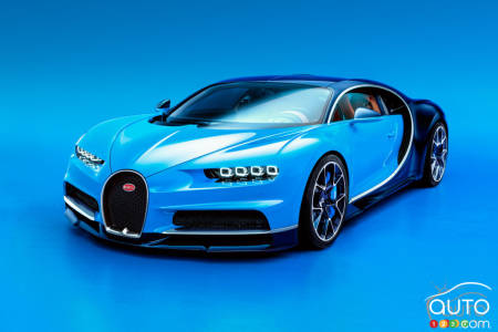 La Bugatti Chiron, chaussée pour rouler à l’extrême