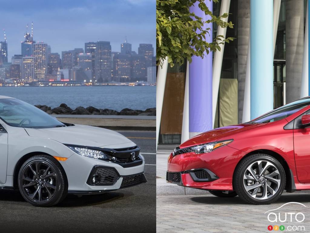 2017 Honda Civic Hatchback Vs 2017 Toyota Corolla Im Car Reviews