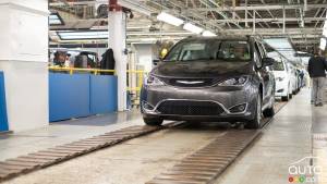 Chrysler Pacifica and Dodge Grand Caravan at the Windsor Plant