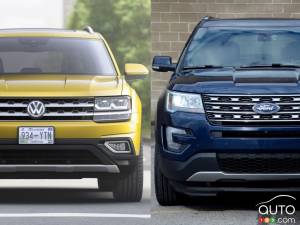 Volkswagen Atlas 2018 vs Ford Explorer 2017 : quoi acheter?