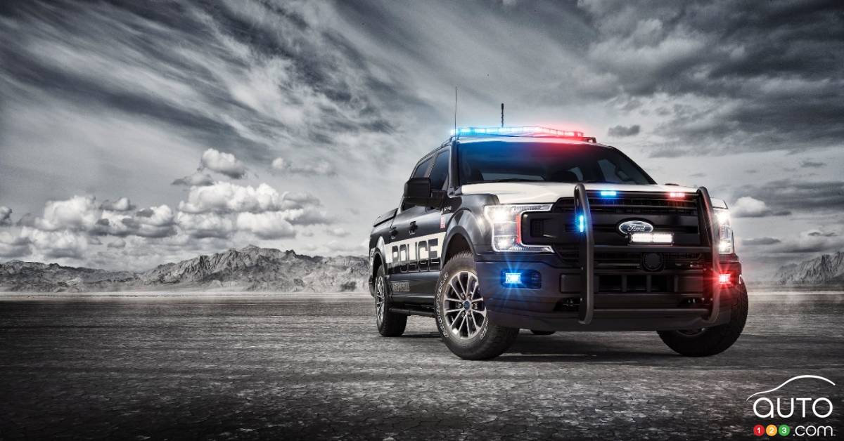 Ce Ford F-150 de police est prêt à faire régner la loi et l’ordre