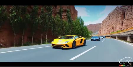 La Lamborghini Aventador et la Huracán à la découverte de la Chine