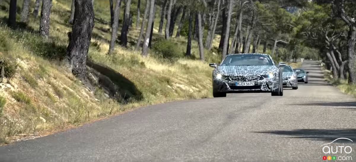 Nouvel aperçu de la BMW i8 Roadster