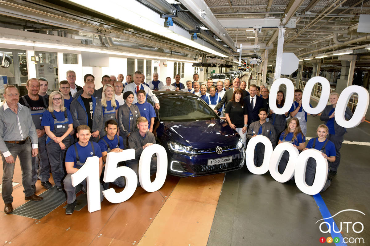 Volkswagen a maintenant fabriqué 150 millions de véhicules