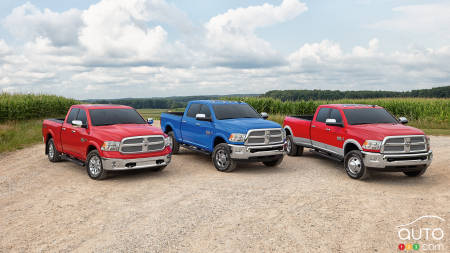 Ces camions Ram arrivent à point pour le temps des récoltes