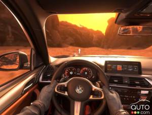 Faites l’essai virtuel du nouveau BMW X3 en 360 degrés… sur Mars!
