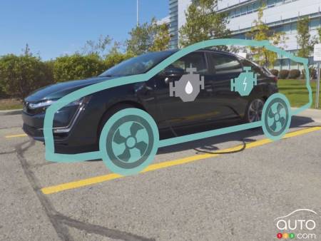 La Honda Clarity Hybride Branchable expliquée en vidéos