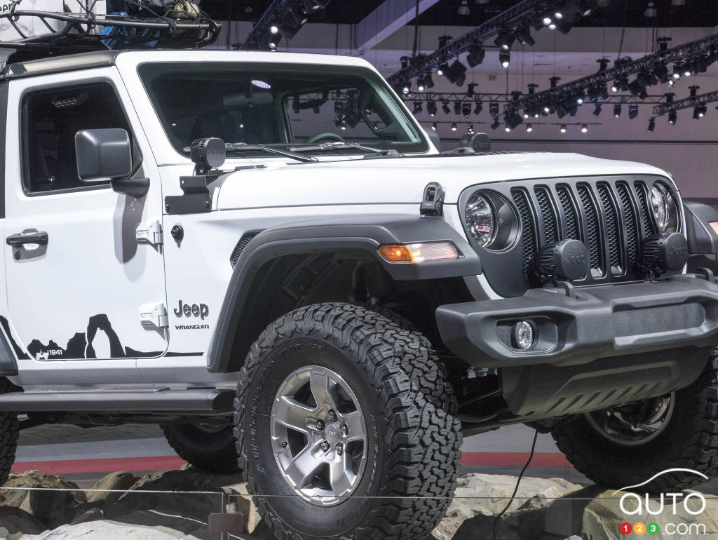 Jeep Wrangler 2018 avec accessoires Mopar