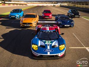 See 8 Ford Performance Cars Pushed to the Limit on a Track