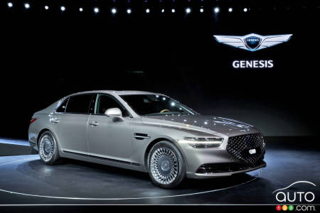 Revised 2020 Genesis G90 sedan unveiled, revealing big design changes