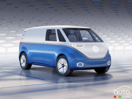 Los Angeles 2018: Volkswagen I.D. BUZZ CARGO makes N.A. debut