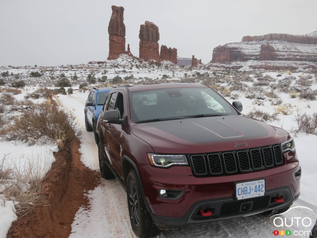 Le Moab en Jeep, versions Trailhawk ! + une vidéo