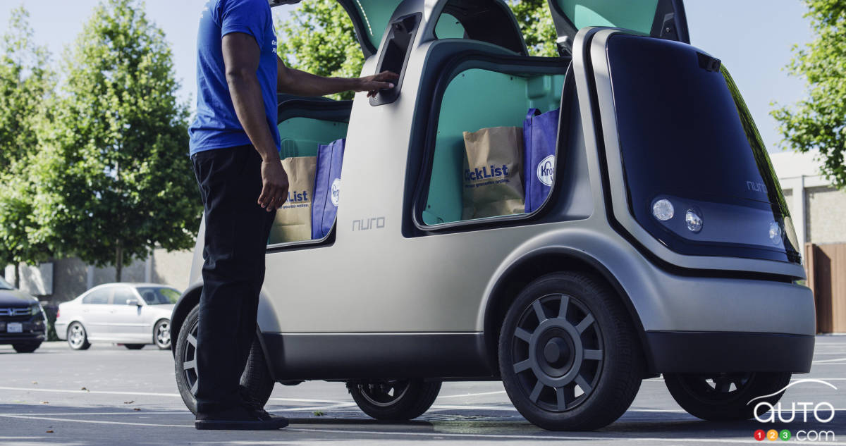 Livraison de votre épicerie par un véhicule autonome sans humain en Arizona