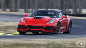 À bord de la Corvette ZR1 2019 pour son record de piste