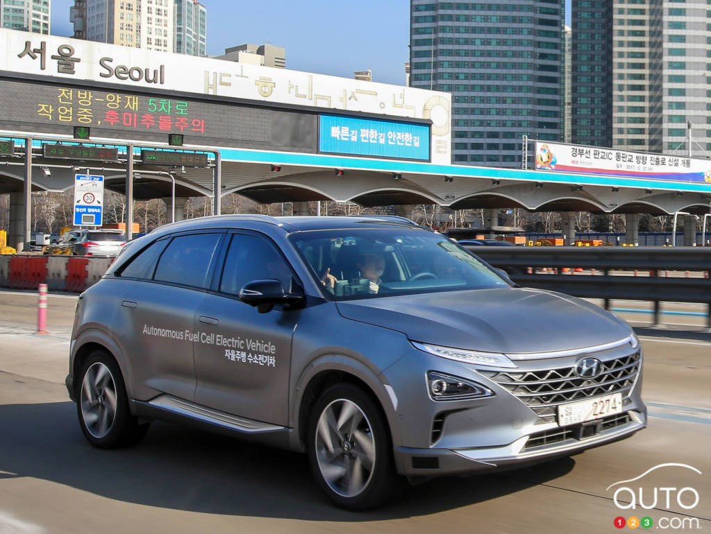Hyundai NEXO, un véhicule autonome avec pile à combustible