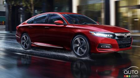 La Honda Accord et la Chrysler Pacifica élus véhicules de l’année 2018 au Canada