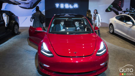 Toronto 2018 : la Tesla Model 3 fait sa première apparition canadienne