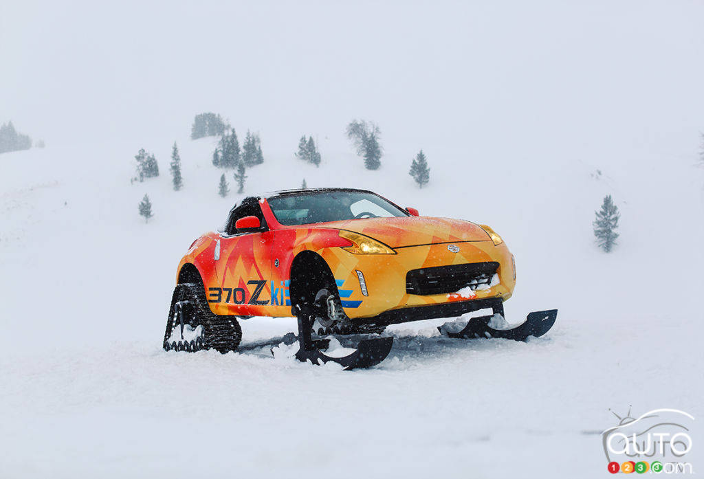 Nissan 370Zki and Rogue Warrior, to have fun in the snow!