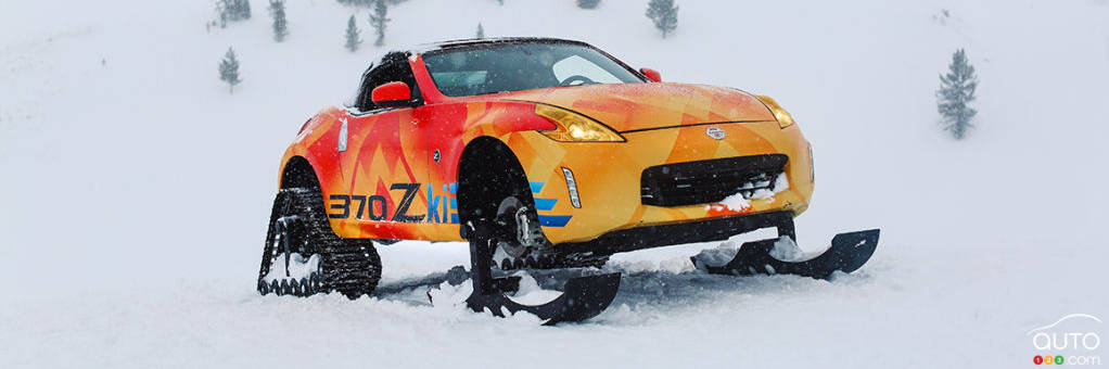 Nissan 370Zki and Rogue Warrior, to have fun in the snow!