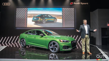 L'Audi RS5 Sportback débarque avec 444 chevaux à New York