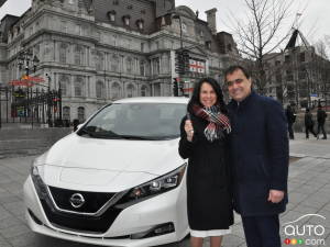 Montréal reçoit son premier Nissan LEAF 2018