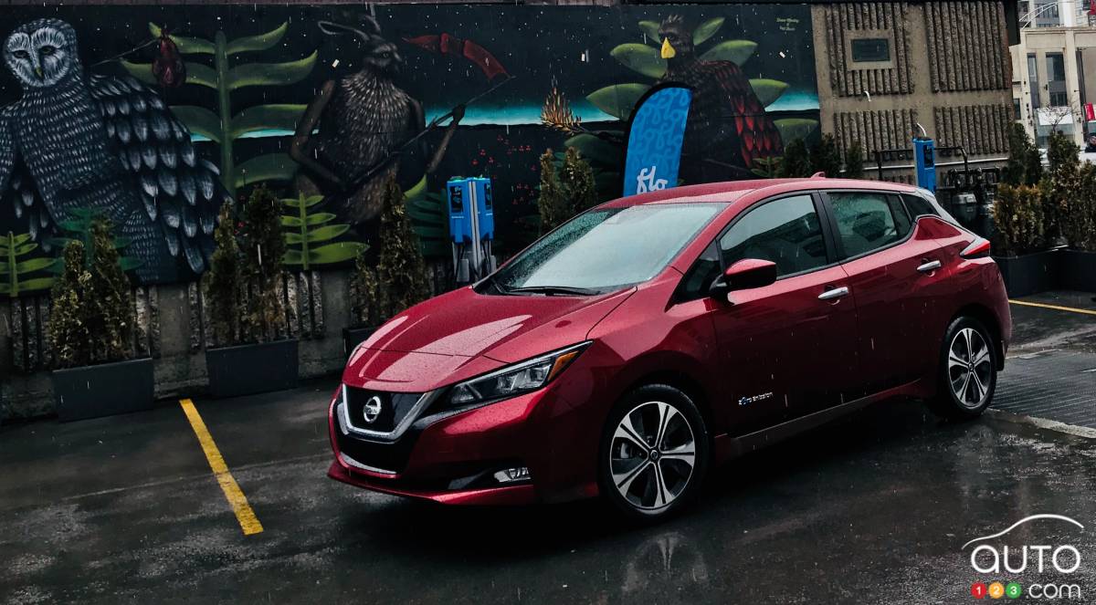 The 2018 Nissan LEAF, a modern and drivable zero-emissions car