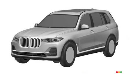 First sketches appear of the new BMW X7