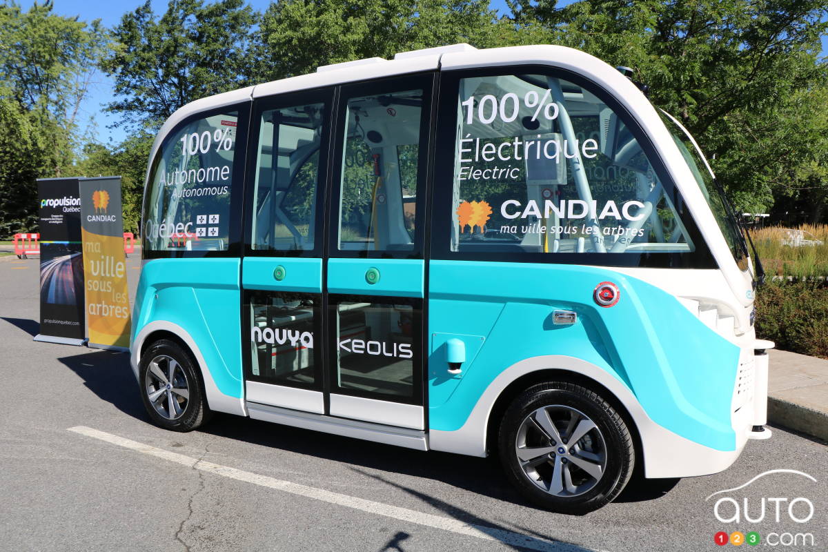 Une navette à conduite autonome roulera à Candiac dès septembre
