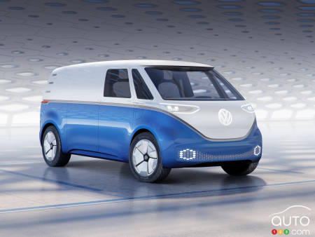 World Debut for Volkswagen I.D. Buzz Cargo and its 600-km range