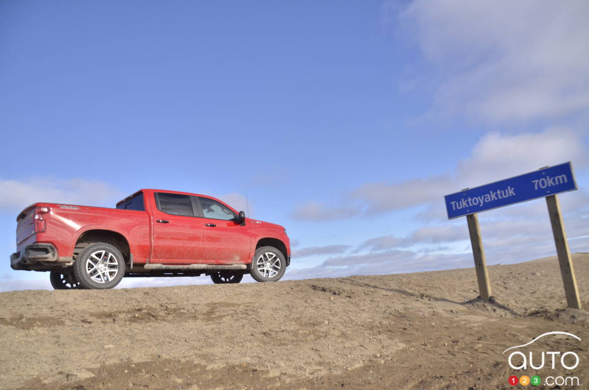 Essai dans le nord canadien du Chevrolet Silverado 2019 : joueur de concession