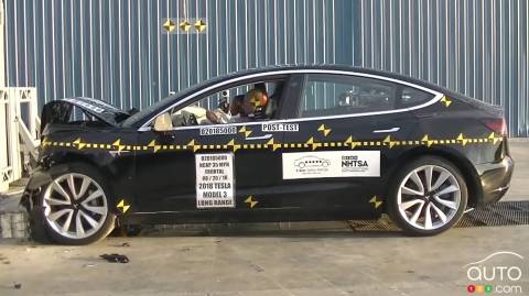 NHTSA Crash Tests: Tesla Model 3 Passes Exam