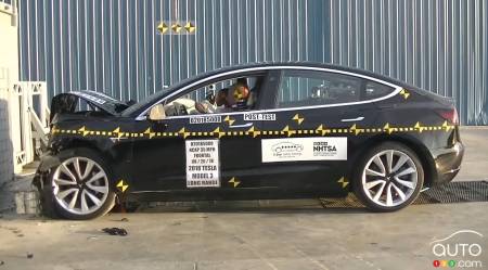 NHTSA Crash Tests: Tesla Model 3 Passes Exam