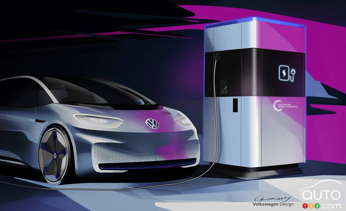 Volkswagen Developing a Mobile EV Charging Station