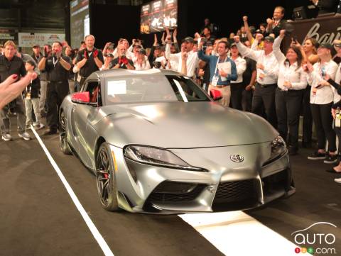 First 2020 Toyota Supra off Production Line Auctioned off for $2.1 M