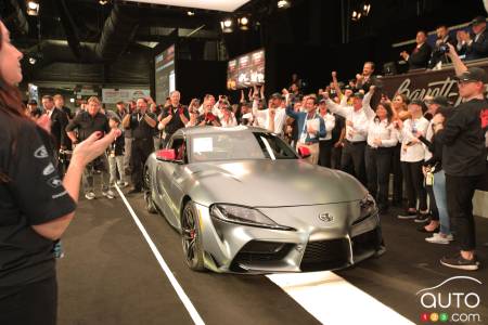 First 2020 Toyota Supra off Production Line Auctioned off for $2.1 M