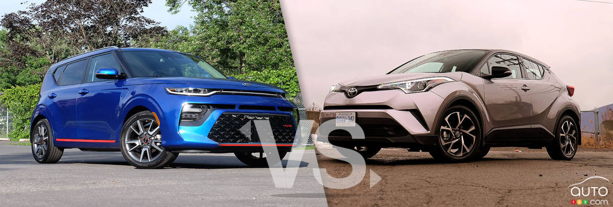 Comparaison : Kia Soul 2019 vs Toyota C-HR 2019