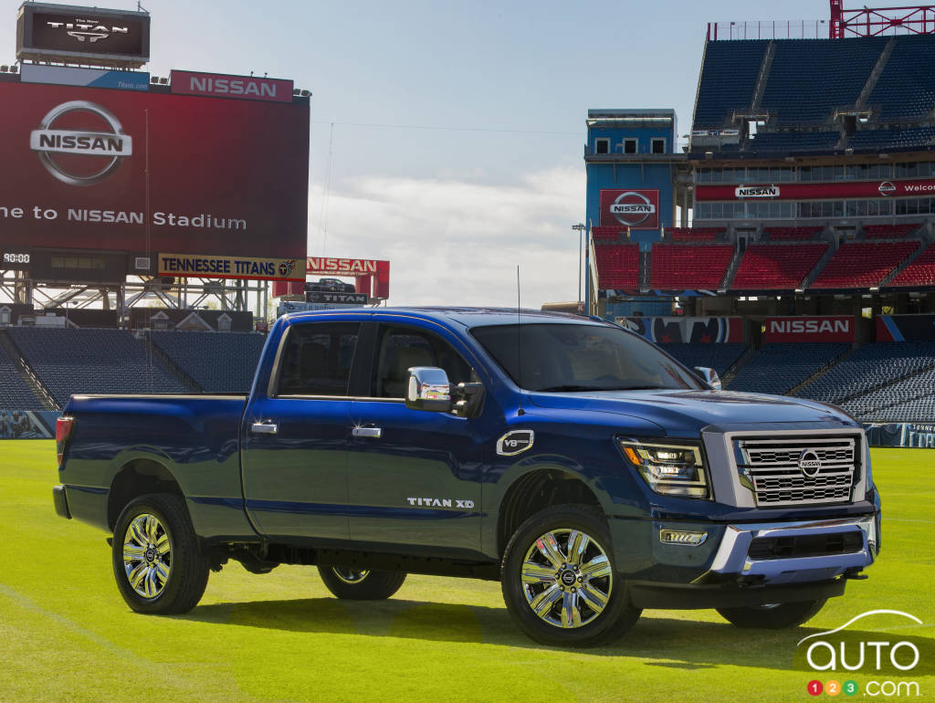 nissan reveals its new 2020 titan xd car news auto123 auto123