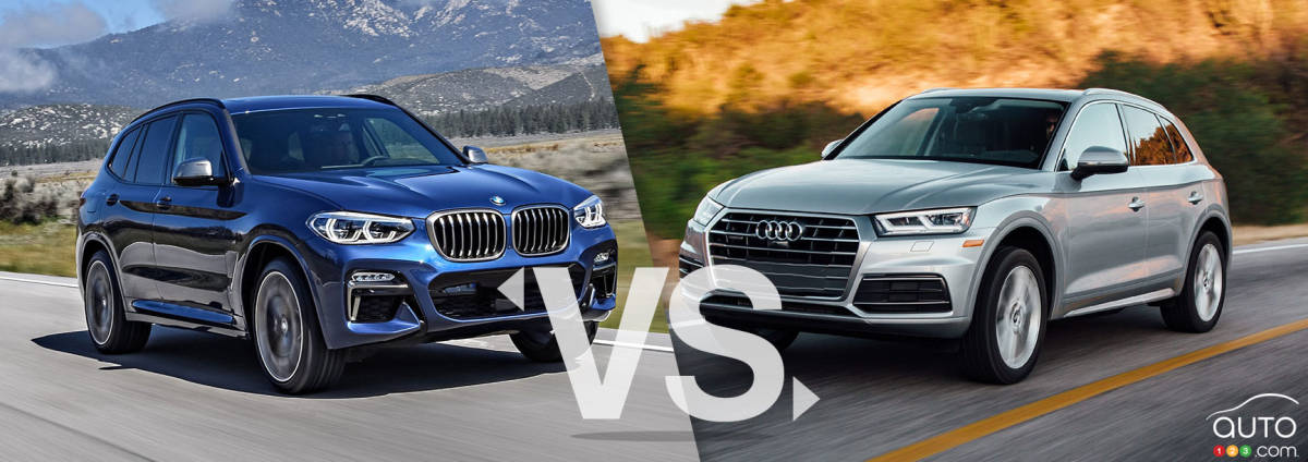 Comparaison : Audi Q5 2019 vs BMW X3 2019