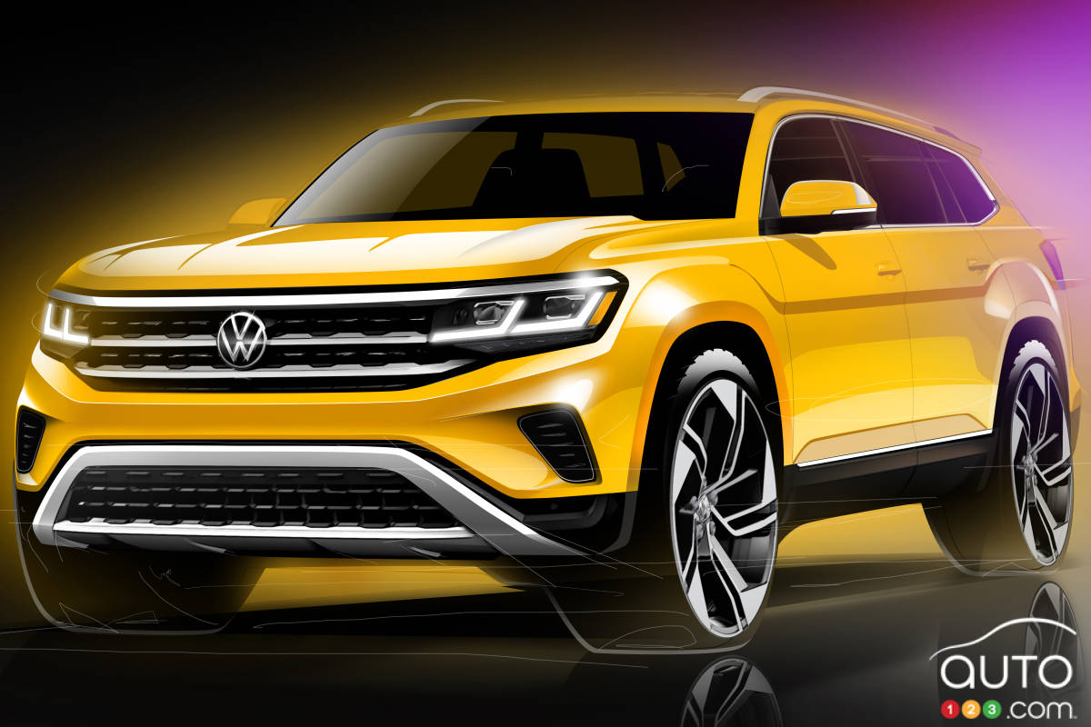 Volkswagen Shows Refreshed 2021 Atlas SUV