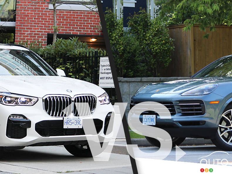 BMW X5 2019 / Porsche Cayenne 2019