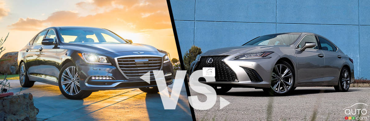 Comparaison : Genesis G80 2019 vs Lexus ES 2019