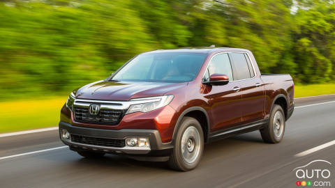 Honda Recalls 13,289 Ridgelines in Canada
