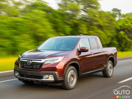 Honda Recalls 13,289 Ridgelines in Canada