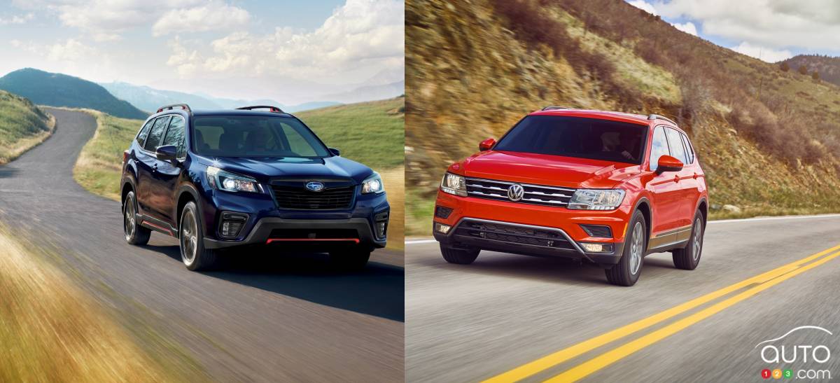 Comparison: 2019 Subaru Forester vs 2019 Volkswagen Tiguan