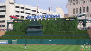 GM retire un Blazer promotionnel au stade de baseball des Tigers de Détroit