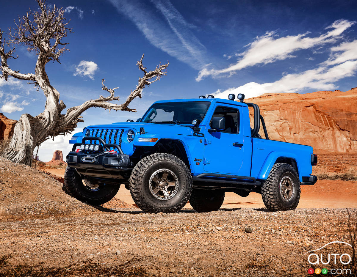 Jeep dévoile six concepts inspirés du Gladiator pour son évènement Moab Safari